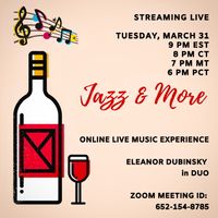 Online Zoom Concert: Jazz And More