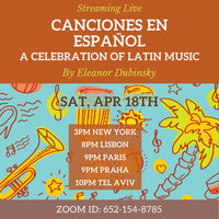 Jazz And More: Canciones En Espanol (Livestream Zoom Concert!)