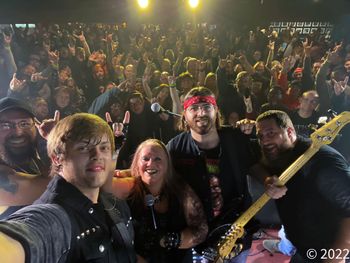 Crowd shot from stage
