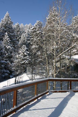 What we love about Colorado....blue skies and sun after the "storm".
