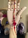 Thigh Beads w/GARTER—“Passionate Heart” 