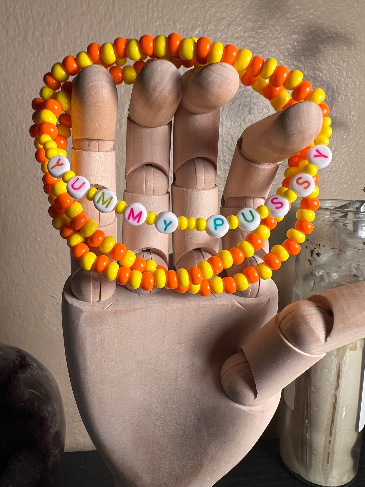 Thigh Beads—“Yummy Pussy” 