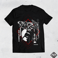 Vertigo - T-shirt (Black w/ Red Font)