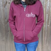 Hands - Maroon Zip-up