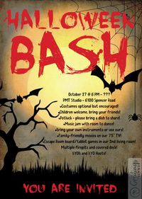 Halloween Bash Potluck & Jam! 