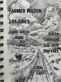 Yucca: Taproom  Sunday afternoon show!