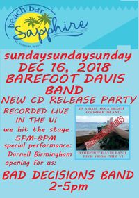 barefootdavis band CD RELEASE PARTY