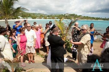 wedding on saphirre beach
