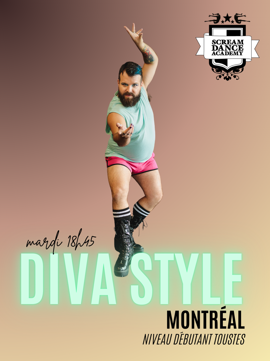 MTL - Diva Style© débutant toustes 2026, mardi 18h45 - 19h45 DROP-IN