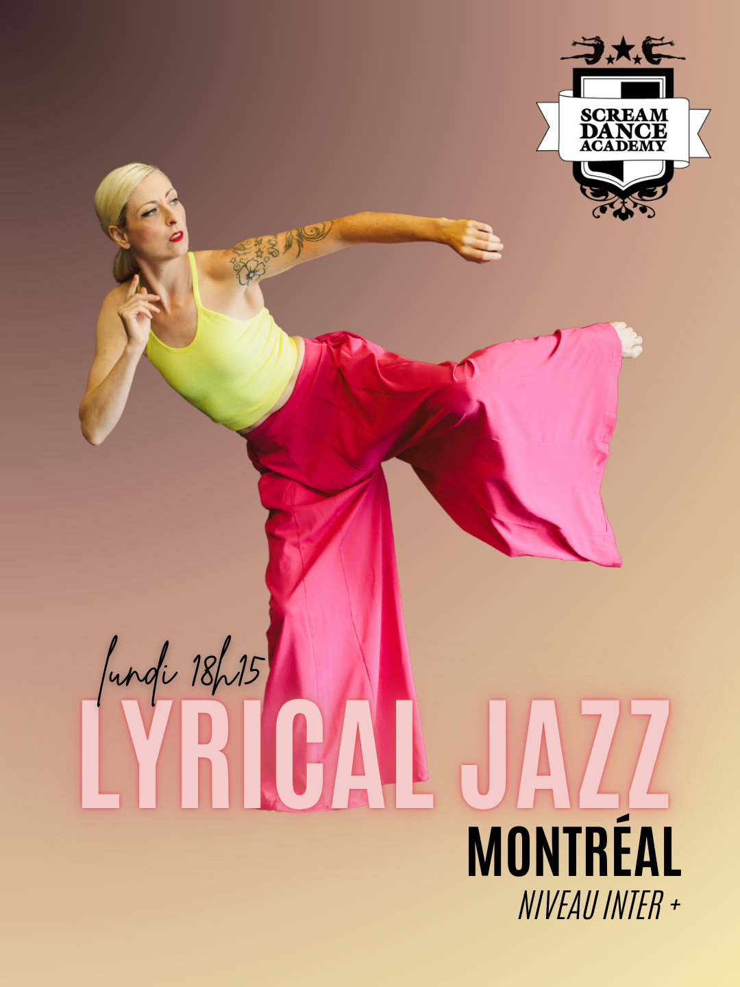 MTL - Lyrical Jazz 2026 lundi 18h15 - 19h15 DROP-IN