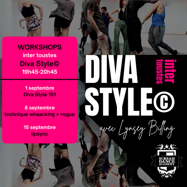 Voir la liste de nos Ateliers Diva Style© mardis 19h45