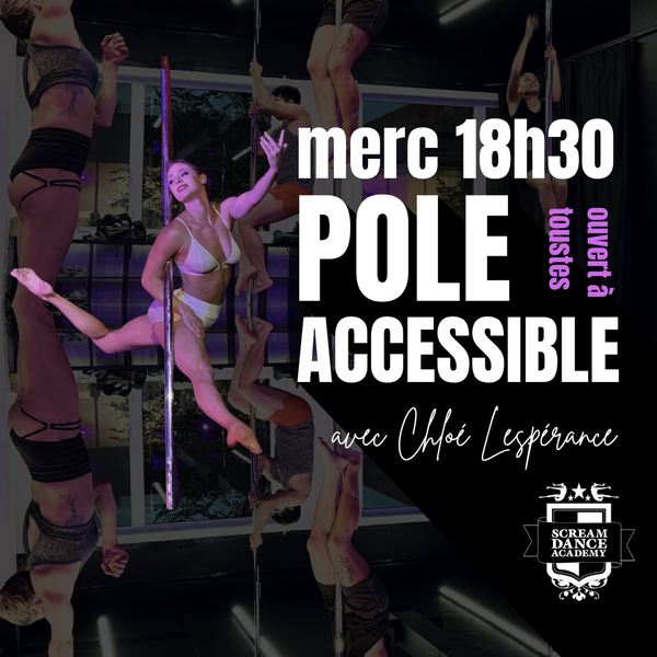 POLE débutant/toustes mercredi 18h30-19h30 session complète