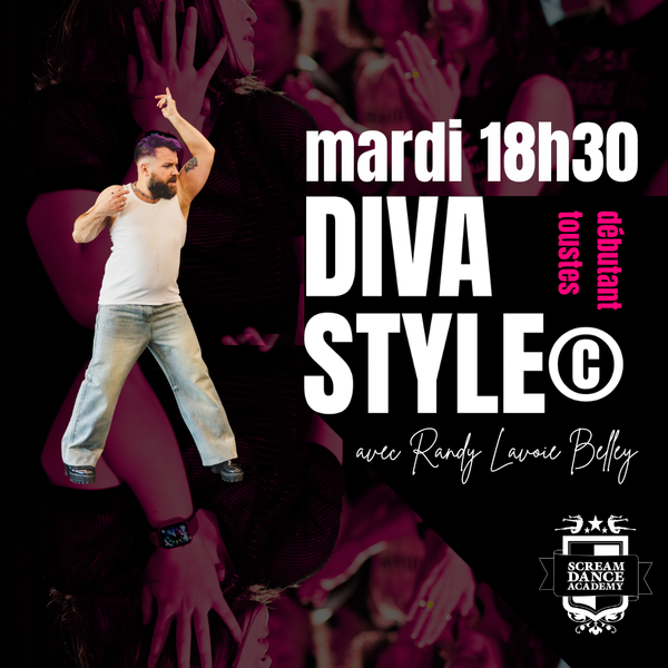 Diva Style© débutant/toustes mardi 18h30 SESSION COMPLÈTE