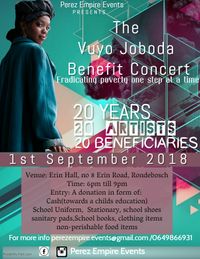 The Vuyo Joboda Benefit concert