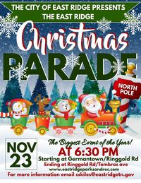 Rishard  Singing on the American Legion Float in East Ridge Christmas Parade