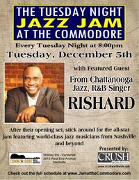 Jazz and Scat Vocalist Rishard in Nashville
