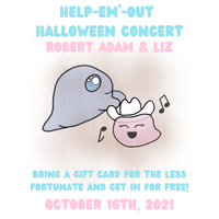 Help 'Em Out Halloween Concert with Robert Adam at Dickens
