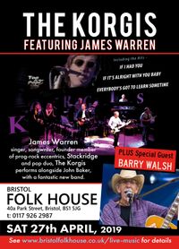 The Korgis with special guest Barry Walsh