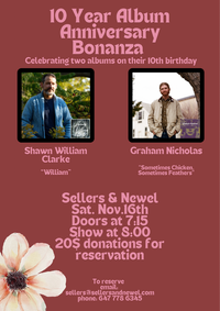 Graham Nicholas & Shawn Clarke album anniversaries!