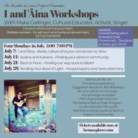 I & Aina Workshop