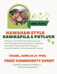 COMMUNITY KANIKAPILA & POTLUCK