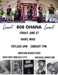 Maka & 808 Ohana House Concert