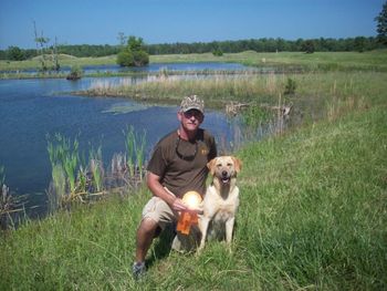 Tim & Barbie celebrating her Master Hunter title! We are so proud of her!!!! Congratulations Barbie, Tim & Robbie!
