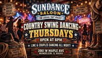COUNTRY SWING DANCING! THURSDAYS