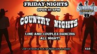 FRIDAY NIGHT COUNTRY! LINE AND COUPLES DANCING