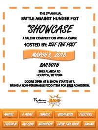 The 2nd Annual Battle Against Hunger SHOWCASE