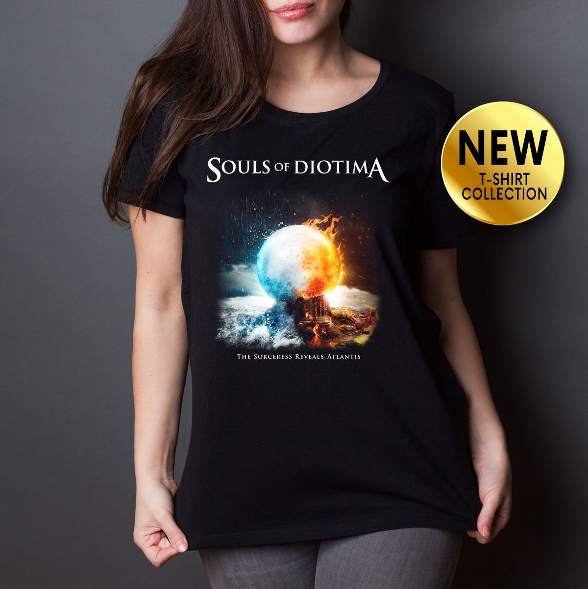 "THE SORCERESS REVEALS - ATLANTIS" T-SHIRT GIRLY
