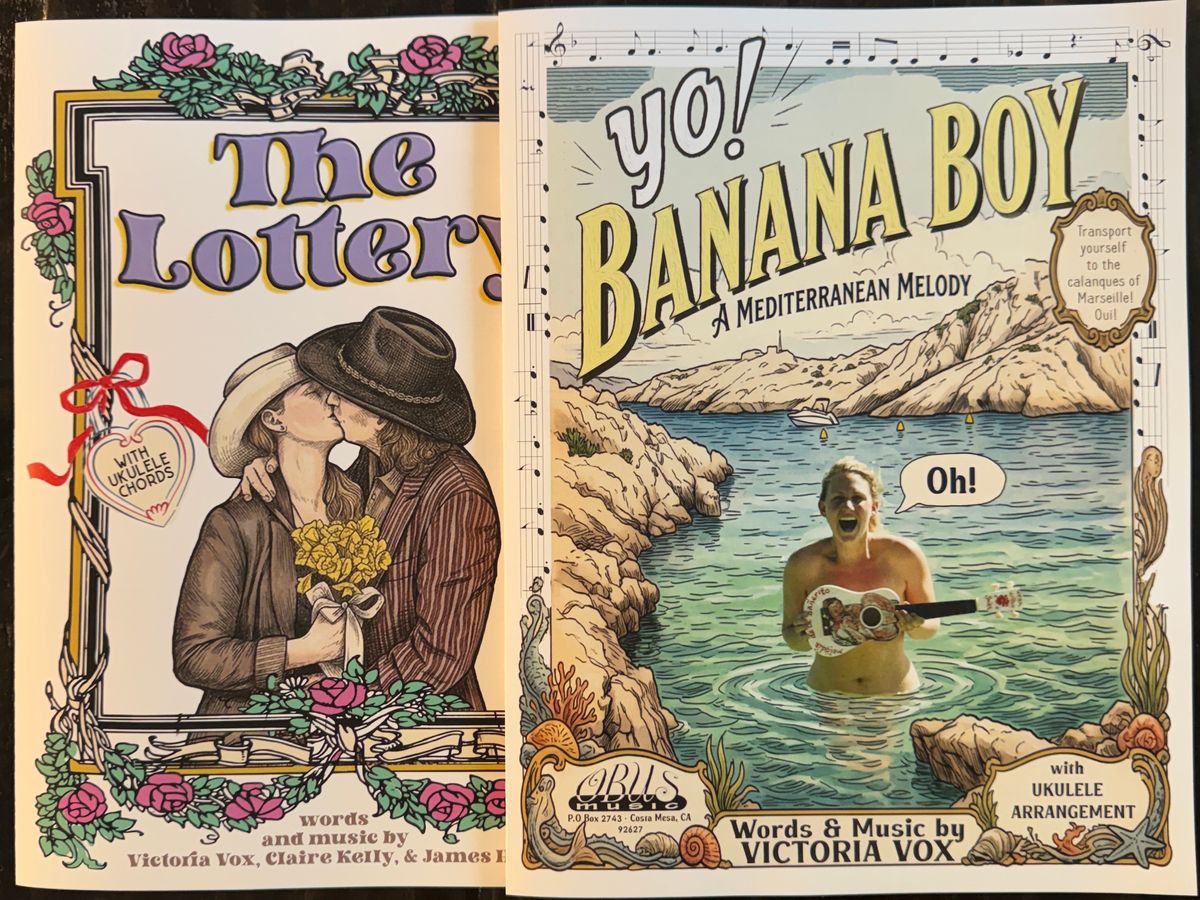 The Lottery / Yo! Banana Boy Sheet Music Combo