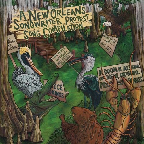 album cover for A New Orleans Songwriter Protest Song Compilation