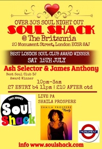 Soul Shack with James Anthony & Ash Selector 