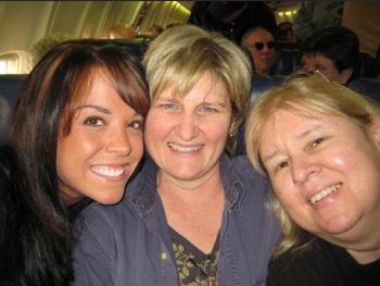 On the plane for my first trip to Vegas
