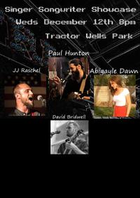 Singer-Songwriter Showcase featuring Paul Hunton, JJ Raschel, Abigayle Dawn, and David Bridwell (host)