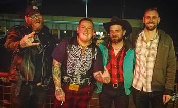 J5TH, Toni Maestas, Ry Warner, and myself at The Singer Songwriter Showcase at Tractor Wells Park
