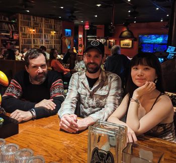 At the Mucky Duck with Be Bard and Haiying
