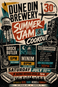 Dunedin Brewery's 30th Anniversary Summer Jam & Cookout