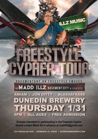 Freestyle Cypher Tour w/ Madd Illz, Basement City, AmIAm, Jon Ditty, & Blassafrass
