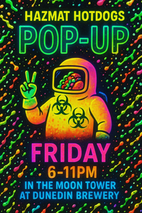 Hazmat Hotdogs pop-up in Moon Tower