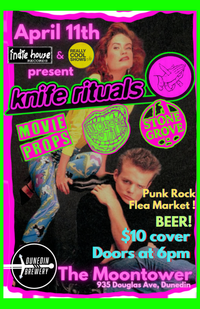 Knife Rituals, Movie Props, No Room To Talk, & Stone Grove ($10 cover)