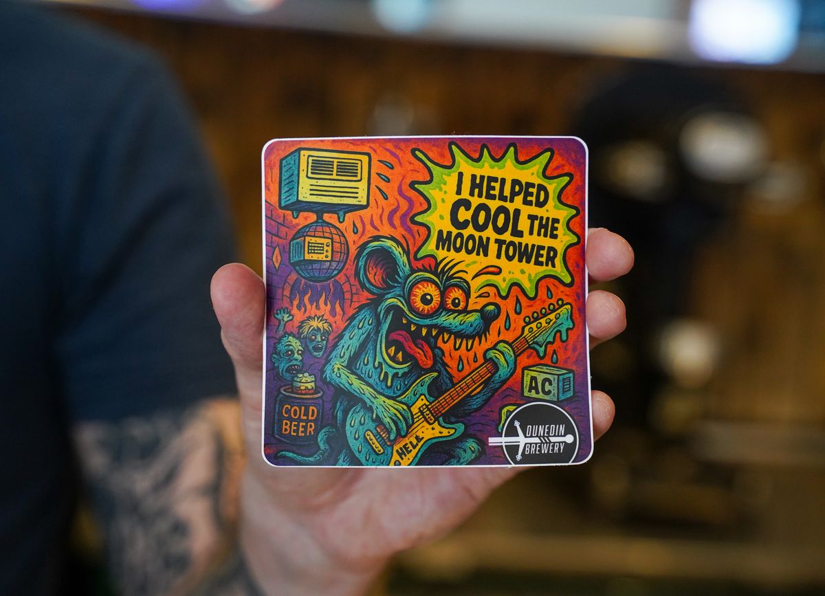 4" Summer Sweat Down Sticker