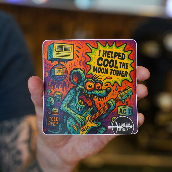 4" Summer Sweat Down Sticker