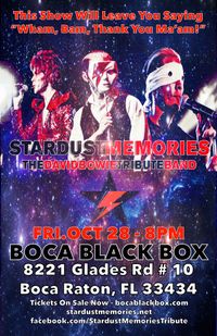 Stardust Memories - The David Bowie Tribute Band