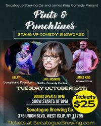 Pints and Punchlines at Secatogue Brewing Co