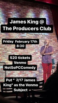 James King @ The Producers Club
