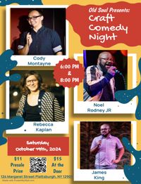 Craft Comedy Night at Old Soul in Plattsburgh