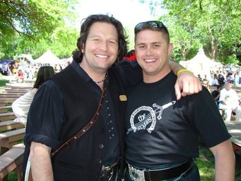 Brett Vestal and Nelson. Brett keeps us safe.
