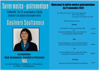 Soirée musico-gastronomique